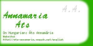annamaria ats business card